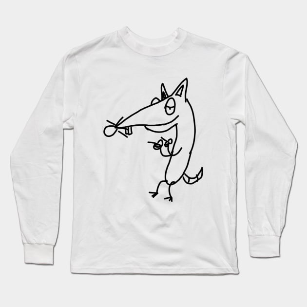 cool rat Long Sleeve T-Shirt by the doodler